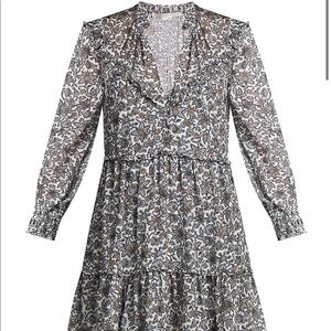 NWT Veronica Beard Savile Floral Silk Mini Dress